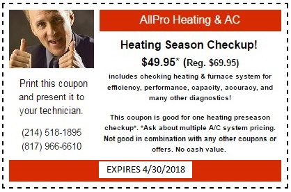 Heating Checkup Coupon